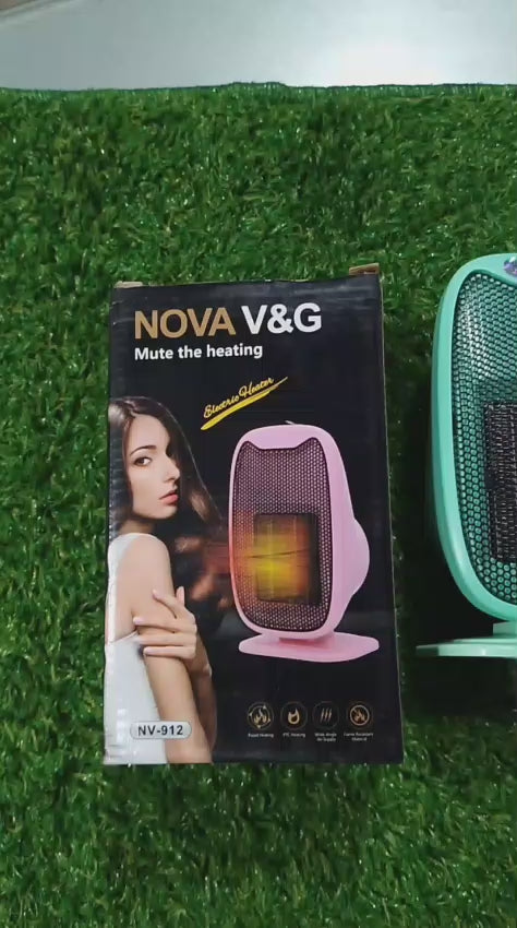 Electric Fan Heater Mini Mobile Heater Home Heating Warm Air Fan Office Room Handy Air Warmer Fan